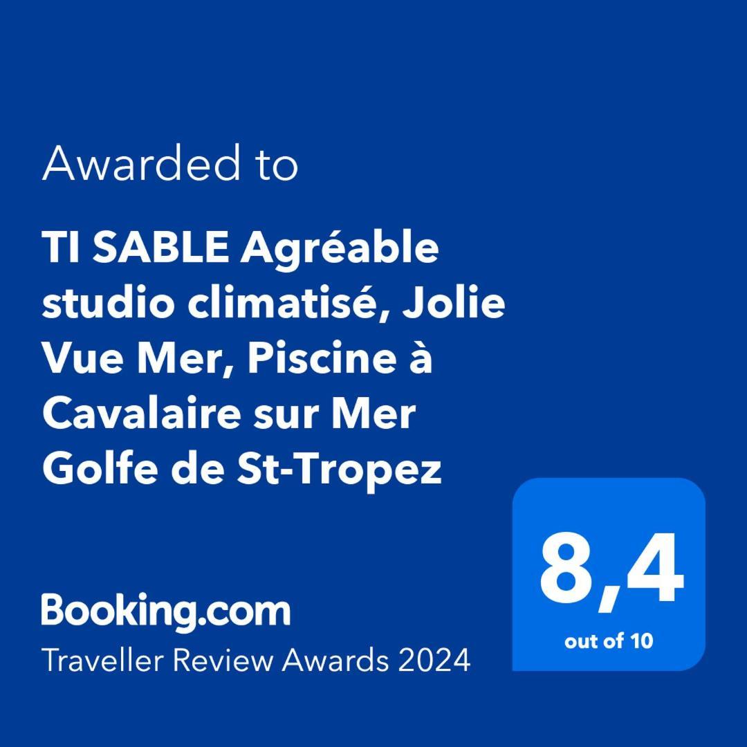 "Ti Sable" Agreable Studio Climatise, Jolie Vue Mer, Piscine A Cavalaire Sur Mer Golfe De St-Tropez 외부 사진